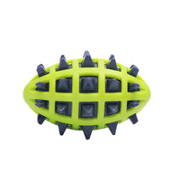 HKM-7036093 Indestructible Dog Teether Ball with Dental Cleaning Texture for Interactive Play