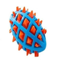 HKM-7036093 Indestructible Dog Teether Ball with Dental Cleaning Texture for Interactive Play