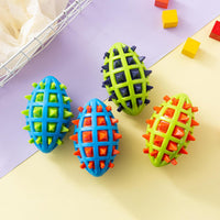 HKM-7036093 Indestructible Dog Teether Ball with Dental Cleaning Texture for Interactive Play