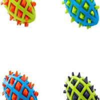 HKM-7036093 Indestructible Dog Teether Ball with Dental Cleaning Texture for Interactive Play