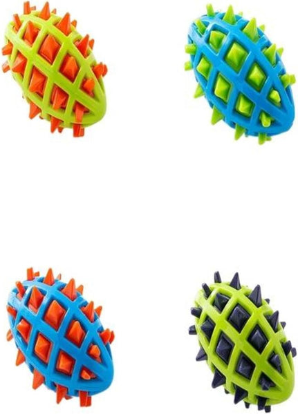 HKM-7036093 Indestructible Dog Teether Ball with Dental Cleaning Texture for Interactive Play