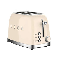 HKM-703635 Electric Retro Toaster for 2 Slices with 1-6 Level Bread Baking Function