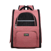 HKM-7036861 Pet Carrier Backpack for Small Pets - Cation and DTY Material, Medium Hardness, 43x41x10 cm