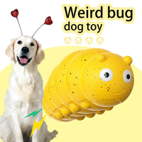 HKM-7037885 Teething Dog Toy with Sound-Activated Barking Bug for Engaging Play