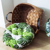 HKM-7038653 Bamboo Rattan Cat Bed House - Hand-Woven Pet Nest with High Resilience Cushion