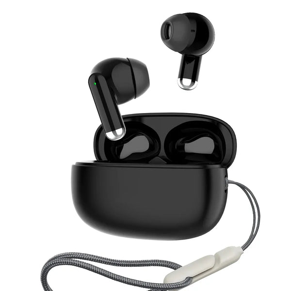 HKM-703891 Wireless Noise Cancelling Bluetooth Earbuds with LED Display for Sports and Everyday Use