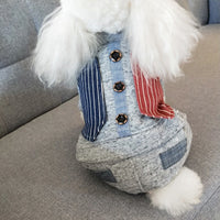 HKM-7039037 Thick Cotton Four-Legged Winter Clothing for Small Dogs