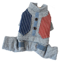 HKM-7039037 Thick Cotton Four-Legged Winter Clothing for Small Dogs