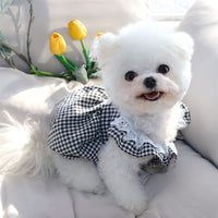 HKM-7039165 Summer Polyester Thin Dog Princess Dress - XS to XL Sizes Available
