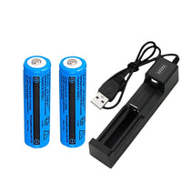 HKM-703955 3000mAh 3.7V Li-ion Rechargeable Battery with USB Charger for Flashlights and Portable Devices