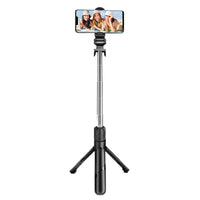 HKM-703955 Aluminum Alloy Anti-Shake Selfie Stick for Mobile Phones - Ideal for Live Streaming and Self-Photography