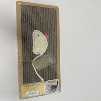 HKM-7040573 Durable Cat Scratching Post with Natural Sisal and Plush Base