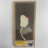HKM-7040573 Durable Cat Scratching Post with Natural Sisal and Plush Base