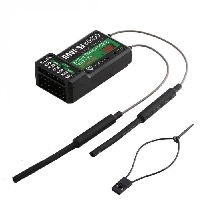 HKM-704083 6-Channel 2.4GHz Receiver for Airplane, Glider, Helicopter - Flysky FS-iA6B