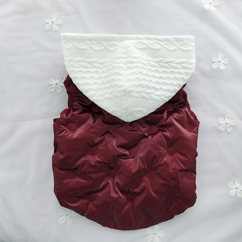 HKM-7040957 Bright Winter Cotton Coat for Dogs - Lightweight, Comfortable, and Stylish for All Breeds