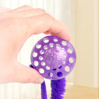 HKM-7041853 Interactive Cat Bouncy Ball Toy with Tail for Indoor Play - Safe and Engaging for Cats and Kittens