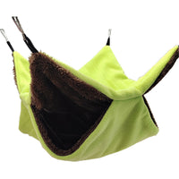 HKM-7041981 Cozy Plush Cloth Hamster Nest with Metal Buckles for Small Pets - Two Sizes Available
