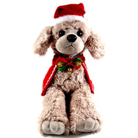 HKM-7042749 Winter Monochrome Double-Sided Velvet Cape Hat Scarf Set for Pets