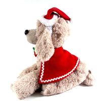HKM-7042749 Winter Monochrome Double-Sided Velvet Cape Hat Scarf Set for Pets