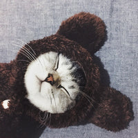 HKM-7044541 Adorable Cotton Cat Clothes for Kittens ¨C Cute Pink Rabbit, Brown Bear, Tsundere Mini, Angel Wings Styles