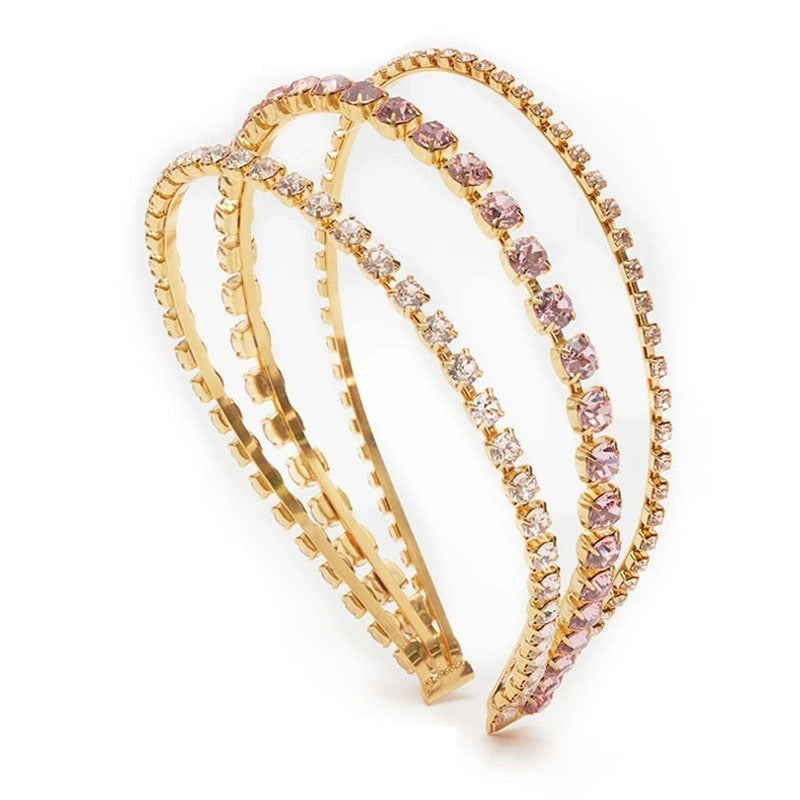HKM-704467 Geometric Alloy Diamond Fairy Headwear for Women