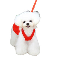HKM-7045949 Thick Wool Bow-Knot Skirt for Pets - Festive Christmas Apparel in Sizes S to XXL