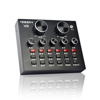 HKM-704595 Universal V8 Mobile Sound Card with 12 Sound Effects and Multiple Connection Modes for Live Streaming