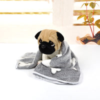 HKM-7046973 Cozy Velvet Pet Blanket - Breathable, Thickened Fabric, Multiple Sizes Available