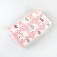 HKM-7046973 Cozy Velvet Pet Blanket - Breathable, Thickened Fabric, Multiple Sizes Available