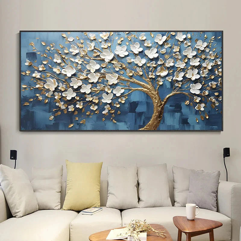HKM-704979 Frameless Decorative Canvas Wall Art - Modern Rectangle Print on HD Micro-Jet Canvas (80x160CM)