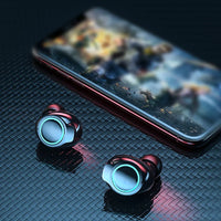 HKM-705043 TWS M38 Waterproof Sports Earphones with Charging Case for Gamers