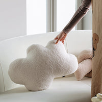 HKM-705107 Geometric Shape Loop Velvet Bedside Pillow - Soft & Comfortable Nordic Design