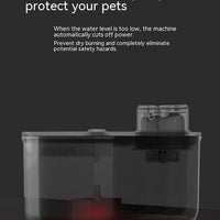 HKM-7051965 Intelligent Wireless Pet Water Dispenser with Stainless Steel Plate for Cats and Dogs