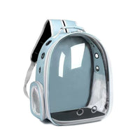 HKM-7052349 Transparent Panoramic Four Seasons Universal Pet Backpack with Side Opening - Breathable Design in Various Colors