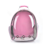 HKM-7052349 Transparent Panoramic Four Seasons Universal Pet Backpack with Side Opening - Breathable Design in Various Colors