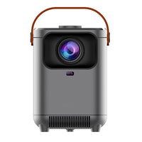 HKM-705235 Portable All-in-One HD Projector with 720p Resolution and 120 Lumens Brightness in Gray