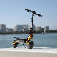 HKM-705235 YUME 60V X11+ Dual Motor Off-Road Electric Scooter with 11-Inch Tires, 40-50 km Range, and Full Suspension
