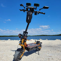 HKM-705235 YUME 60V X11+ Dual Motor Off-Road Electric Scooter with 11-Inch Tires, 40-50 km Range, and Full Suspension