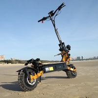 HKM-705235 YUME 60V X11+ Dual Motor Off-Road Electric Scooter with 11-Inch Tires, 40-50 km Range, and Full Suspension