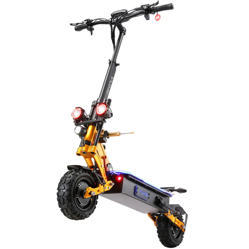 HKM-705235 YUME 60V X11+ Dual Motor Off-Road Electric Scooter with 11-Inch Tires, 40-50 km Range, and Full Suspension