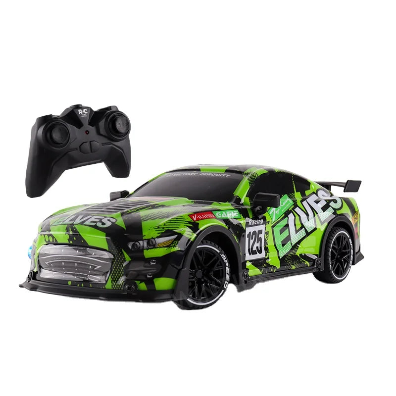 HKM-705555 1:18 Scale 27MHZ Remote Control Off-Road Car with TPR Wheels for Kids and Adults