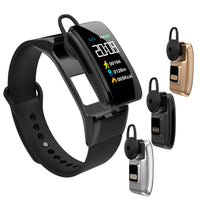 HKM-705555 Smart Fitness Tracker with Heart Rate and Blood Pressure Monitoring, Sleep Tracking, Pedometer, and Call Notifications