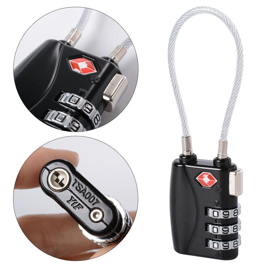 HKM-705555 Travel Lock for Suitcases - Secure Your Luggage Anywhere