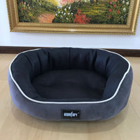 HKM-7055933 Summer Cool Pet Kennel for Small, Medium, and Large Dogs - Soft Cotton Bed Mat with Various Size Options