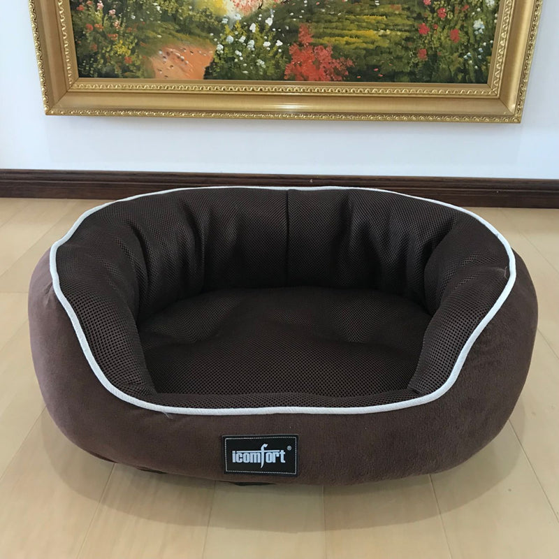 HKM-7055933 Summer Cool Pet Kennel for Small, Medium, and Large Dogs - Soft Cotton Bed Mat with Various Size Options