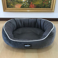 HKM-7055933 Summer Cool Pet Kennel for Small, Medium, and Large Dogs - Soft Cotton Bed Mat with Various Size Options