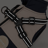 HKM-7056445 Windproof Navy Blue Dog Jacket for All Sizes: S to 8XL, Polyester Material