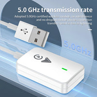 HKM-705939 Wireless Carplay Adapter for Apple Carplay and Android Auto - Converts Wired to Wireless Connection