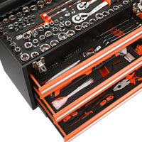 HKM-706067 90-Piece Hand Carry Tool Set with Sockets and Wrenches in Tool Box for Home and Garage Maintenance