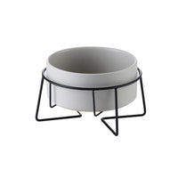 HKM-7061821 Cervical Spine Protective Pet Bowl with Iron and Wooden Frames - Available in Various Sizes and Colors